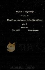 POSTTRANSLATIONAL MODIFICATIONS PART B   1984  PDF电子版封面     