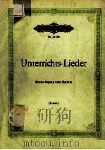 UNTERRICHTSLIEDER     PDF电子版封面    PAUL LOSSE 