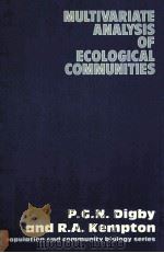 MULTIVATIATE ANALYSIS OF ECOLOGICAL COMMUNITIES（ PDF版）