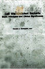 CELL WALL-DEFICIENT BACTERIA BASIC PRINCIPLES AND CLINICAL SIGNIFICANCE     PDF电子版封面     
