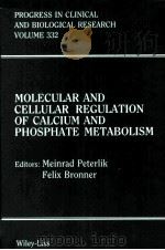 MOLECULAR AND CELLULAR REGULATION OF CALCIUM AND PHOSPHATE METABOLISM（1990 PDF版）