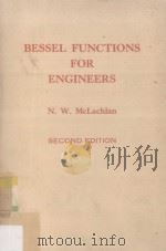 Bessel Functions For Engineers Second Edition   1955  PDF电子版封面     