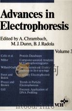 Advances in Electrophoresis Volume 3（1991 PDF版）