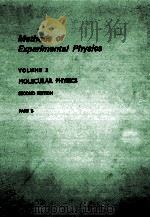 METHODS OF EXPERIMENTAL PHYSICS VOLUME 3 MOLECULAR PHYSICS SECOND EDITION PART B     PDF电子版封面     