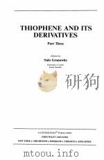 THIOPHENE AND ITS DERIVATVES PART THREE（ PDF版）