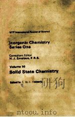 INORGANIC CHEMISTRY SERIES ONE VOLUME 10（ PDF版）
