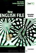 NEW ENGLISH FILE INTERMEDIATE WORKBOOK     PDF电子版封面     