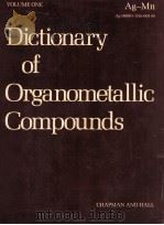 Dictionary of Organometallic Compounds VOLUME ONE Ag-Mn Ag-00001-Mn-00145（1984 PDF版）