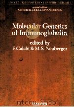 MOLECULAR GENETICS OF IMMUNOGLOBULIN（1987 PDF版）
