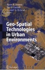 GEO-SPATIAL TECHNOLOGIES IN URBAN ENVIRONMENTS（ PDF版）