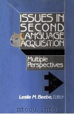 ISSUES IN SECOND LANGUAGE ACQUISITION MULTIPLE PERSPECTIVES（1988 PDF版）