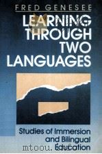 LEARNING THROUGH TWO LANGUAGES（1987 PDF版）