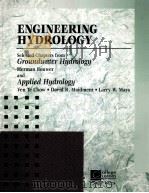 ENGINEERING HYDROLOGY   1998  PDF电子版封面  0072336692   
