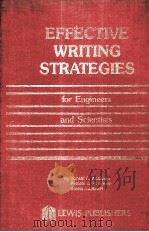 EFFECTIVE WRITING STRATEGIES FOR ENGINEERS AND SCIENTISTS（1988 PDF版）