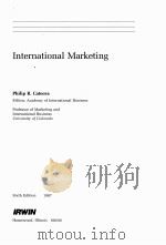 INTERNATIONAL MARKETING SIXTH EDITION   1987  PDF电子版封面     