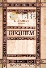 REQUIEM     PDF电子版封面    J.BRAHMS 