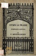 HYMN OF PRAISE SYMPHONY-CANTATA     PDF电子版封面     