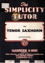 THE SIMPLICITY TUTOR THE SAXOPHONE 26（ PDF版）