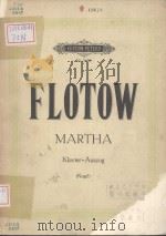 FLOTOW MARTHA     PDF电子版封面     
