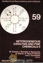 HETEROGENEOUS CATALYSIS AND FINE CHEMICALS II   1991  PDF电子版封面  0444885145   