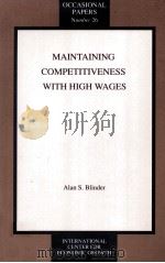MAINTAINING COMPETITIVENSS WITH HIGH WAGES（1992 PDF版）