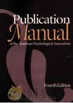 PUBLICATION MANUAL OF THE AMERICAN PSYCHOLOGICAL ASSOCIATION FOURTH EDITION（1994 PDF版）