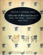 STUDY GUIDE VOLUME1:TO 1815 A HISTORY OF WESTERN SOCIETY SECOND EDITION   1983  PDF电子版封面  0395328055   