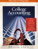 COLLEGE ACCOUNTING SEVENTH EDITION CHAPTERS19-32   1994  PDF电子版封面  9780028014517   