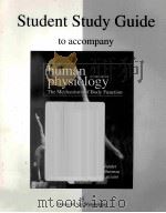 STUDENT STUDY GUIDE TO ACCOMPANY VANDER/SHERMAN/LUCIANO HUMAN PHYSIOLOGY SEVENTH EDITION   1998  PDF电子版封面  9780070921566   