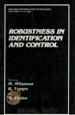 ROBUSTNESS IN IDENTIFICATION AND CONTROL（1989 PDF版）
