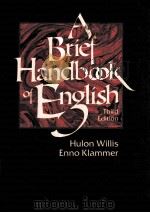 A BRIEF HANDBOOK OF ENGLISH THIRD EDITION（ PDF版）