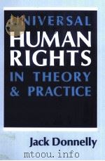 UNIVERSAL HUMAN RIGHTS IN THEORY AND PRACTICE   1989  PDF电子版封面  0801495709   