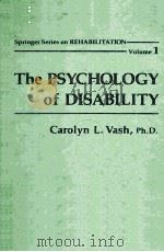THE PSYCHOLOGY OF DISABILITY   1981  PDF电子版封面     