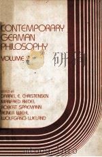 CONTEMPORARY GERMAN PHILOSOPHY VOLUME 2（1983 PDF版）