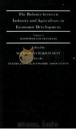 THE BALANCE BETWEEN INDUSTRY AND AGRICULTURE IN ECONOMIC DEVELOPMENT VOLUME 3   1989  PDF电子版封面  0333467140   