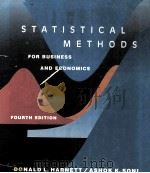 STATISTICAL METHODS FOR BUSINESS AND ECONOMICS FOURTH EDITION   1991  PDF电子版封面  0201513951   