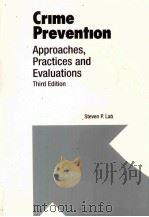 CRIME PREVENTION APPROACHES PRACTICES AND EVALUATIONS THIRD EDITION     PDF电子版封面  0870845136   