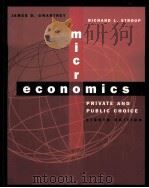 MICRO ECONOMICS PRIVATE AND PUBLIC CHOICE EIGHTH EDITION   1997  PDF电子版封面  0030193079   