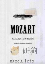 KOLORATUR-ARIEN FUR SING SINGSTIMME UND ORCHESTER     PDF电子版封面     