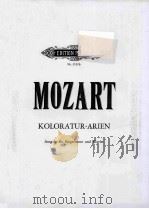 KOLORATUR-ARIEN FUR SINGSTIMME UND ORCHESTER     PDF电子版封面     