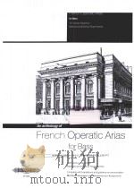 FRENCH OPERATIC ARIAS FOR BASS     PDF电子版封面     