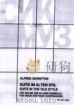 ALFRED SCHNITTKE     PDF电子版封面     