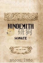 HINDEMITH SONATE     PDF电子版封面     