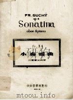 SONATIMA OBOE & PIANO=小奏鸣曲 双簧管和钢琴   1959  PDF电子版封面    FR.SUCHY 