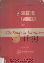 The Student's Handbook For The Study of Literature Book IV   1959  PDF电子版封面     