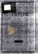 MOZAIT DIE ZEHN BERUHMTEN STREICHQUARTETTE THE TEN CELEBRATED STRING QUARTETS     PDF电子版封面     