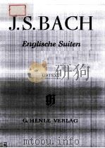 J.S.B BACH ENGLISH SUITEN   1958  PDF电子版封面     