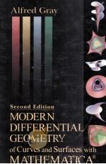 MODERN DIFFERENTIAL GEOMETRY of Curves and Surfaces with MATHEMATICA Second Edition   1998  PDF电子版封面  0849371643   