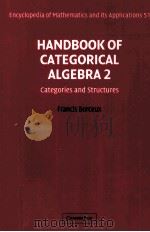Handbook of Categorical Algebra 2 Categories and Structures（1994 PDF版）