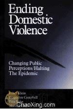 ENDING DOMESTIC VIOLENCE  CHANGING PUBLIC PERCEPTIONS/HALTING THE EPIDEMIC   1997  PDF电子版封面  0803970439   